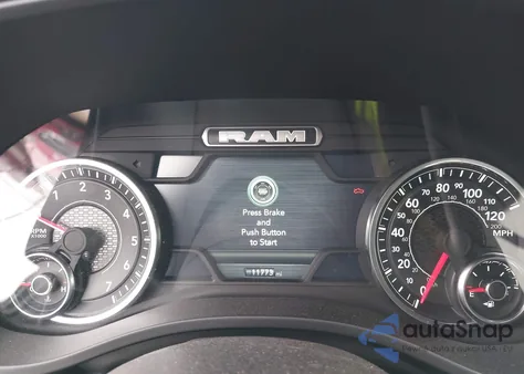 2025 Ram 1500 Warlock 4X4 5'7 Box из США, поврежденный, VIN 1C6SRFGP6SN693397